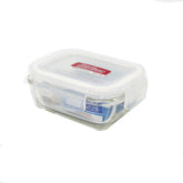 Square oven container with lid